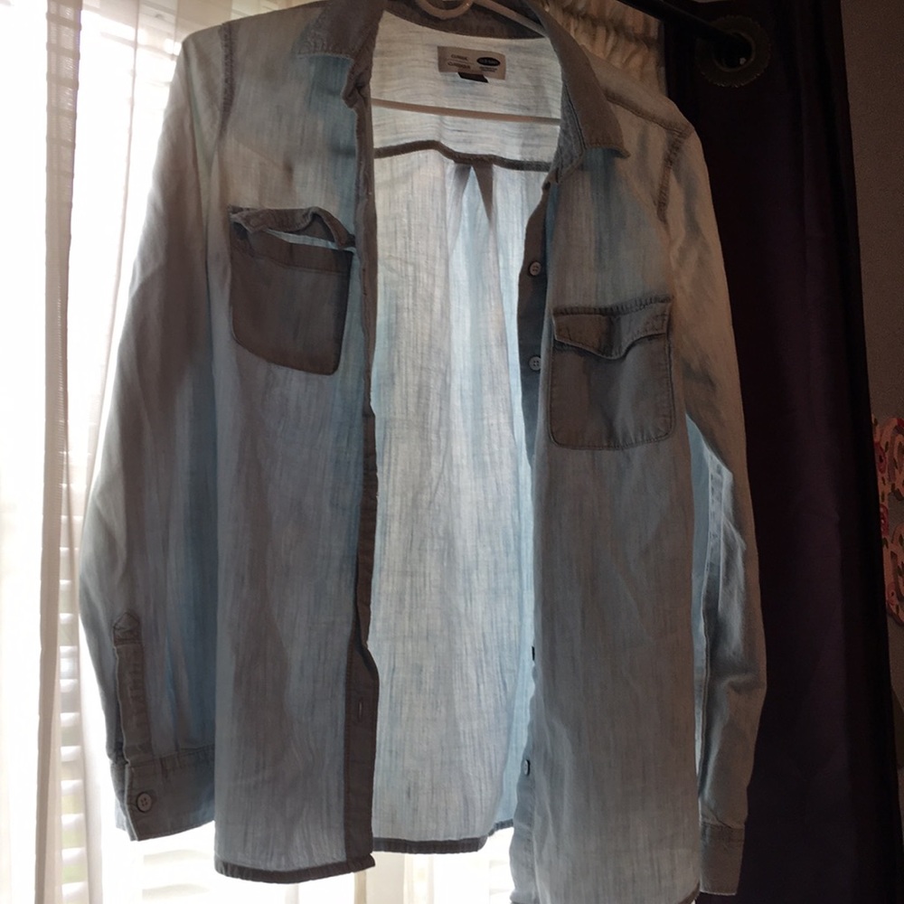 Old Navy Jean Button Up
